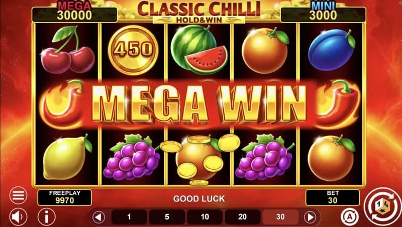Classic Chilli Hold & Win - 243 तरीकों से जीतने वाला संयोजन